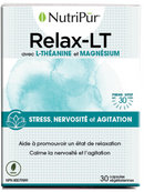 Relax - Lt - Nutripur - avec  L -théanine et magnésium - stress- nervosité et agitation - calm l'agitation