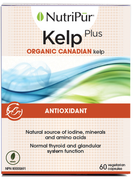 Kelp Plus - Nutripur - Antioxidnat - source of iodine, mineral and AA - normal thyroid and glandular system function - ORGANIC CANADIAN kelp