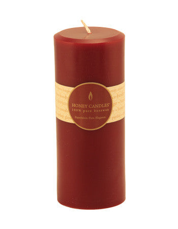 Honey Candles - Round Pillars - 13 colours by Honey Candles - Ebambu.ca natural health product store - free shipping <59$ 