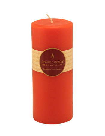 Honey Candles - Round Pillars - 13 colours by Honey Candles - Ebambu.ca natural health product store - free shipping <59$ 