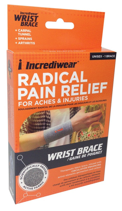 Incrediwear Wrist sleeve by Incrediwear - Ebambu.ca natural health product store - free shipping <59$ 