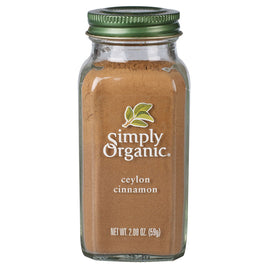 Simply Organic - Ground Ceylon Cinnamon 59 g - Ebambu.ca free delivery >59$