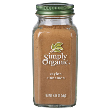 Simply Organic - Ground Ceylon Cinnamon 59 g - Ebambu.ca free delivery >59$